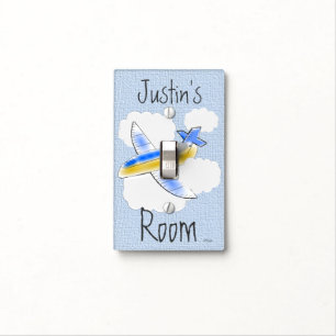 Jetplane Light Switch Cover