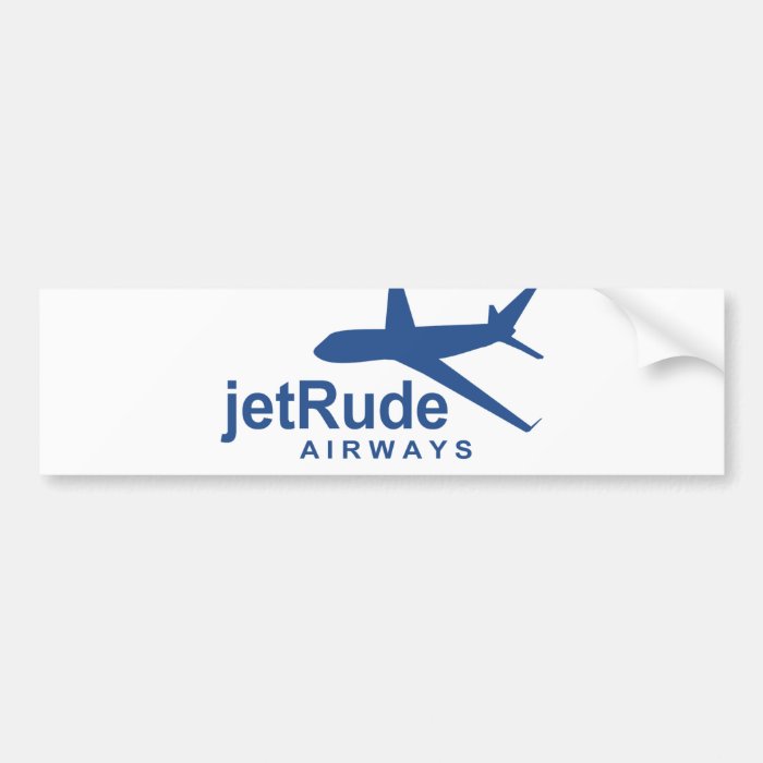 JetRude Airways Bumper Stickers