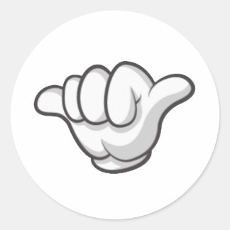 Jets Jet Life Hands Classic Round Sticker