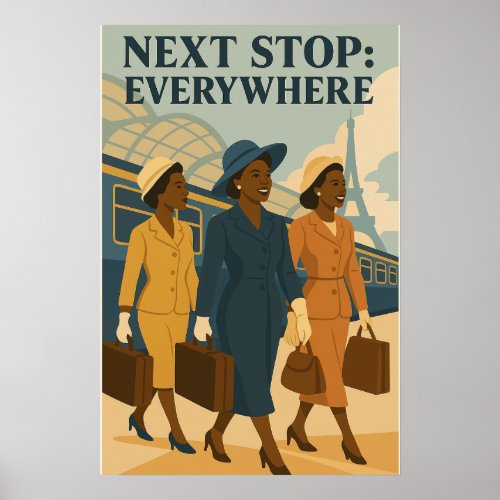 Jetset Sisterhood-Vintage Travel Art