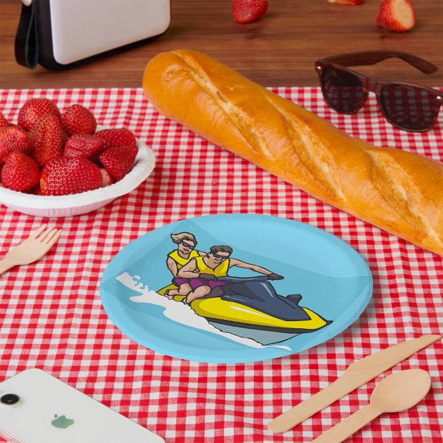 Jetski Fun Paper Plates (Creator Uploaded)