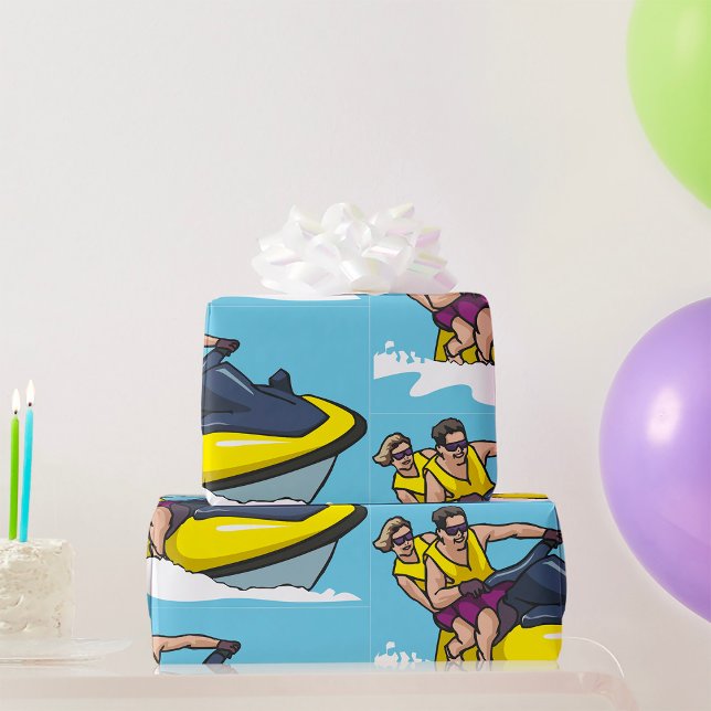 Jetski Fun Wrapping Paper (Creator Uploaded)