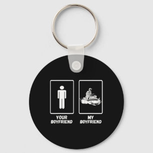 Jetski My Boyfriend Jet Skiing Jet Ski Watercraft Keychain