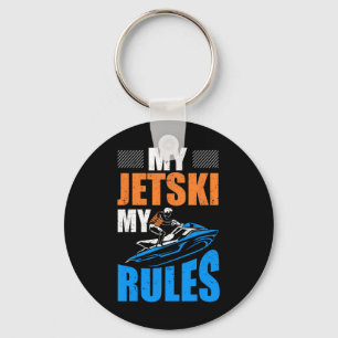 Jetski Outfit Jet Skier Jetski Fishing Jet Ski Rid Keychain