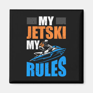 Jetski Outfit Jet Skier Jetski Fishing Jet Ski Rid Magnet