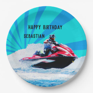 JetSki Paper Plates