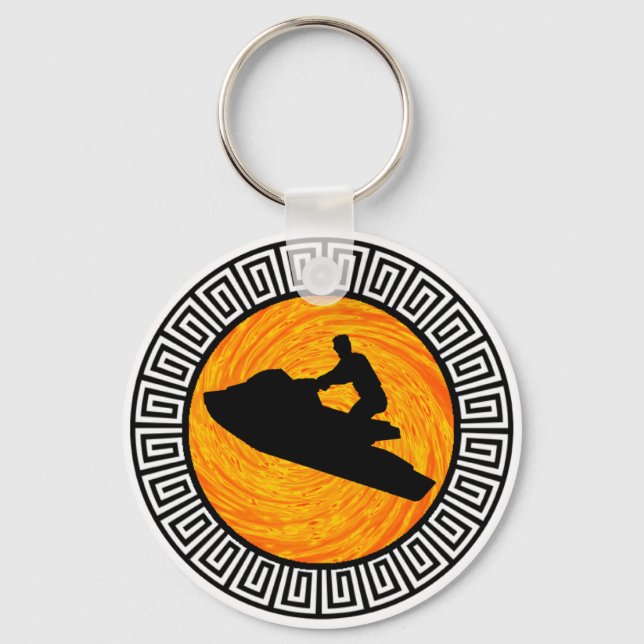 JETSKIING THE KEYS KEYCHAIN (Front)