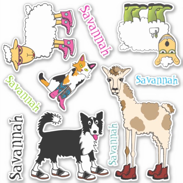 Jett and Friends Variety Sticker (Front)