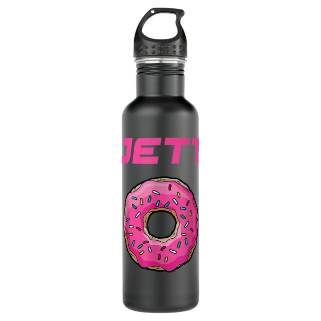Jett Lawrence JL18 Motocorss Supercross Donut  Stainless Steel Water Bottle (Front)