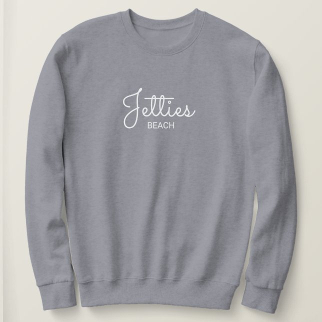 Jetties Sweatshirt Cursive (Design Front)