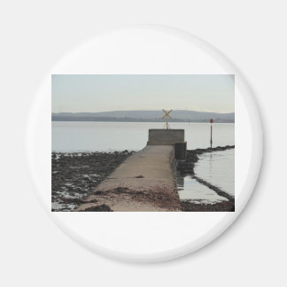 Jetty at Pennington Marsh, Lymington Magnet