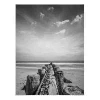 Jetty at the New Jersey Shore Photo Print Zazzle