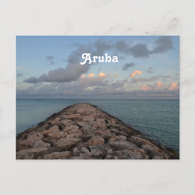 Jetty in Aruba Postcard (Front)