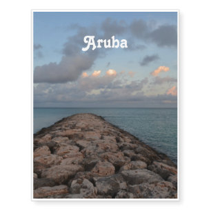 Jetty in Aruba Temporary Tattoos