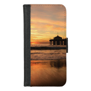 Jetty Over Ocean Beach Sunset iPhone 8/7 Wallet Case