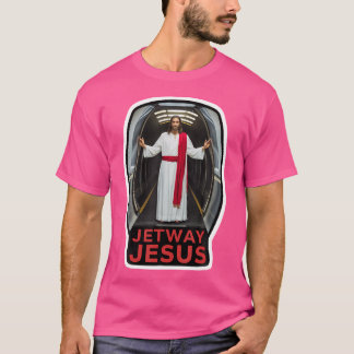 Jetway Jesus Humorous And Irreverent Travel T-Shirt