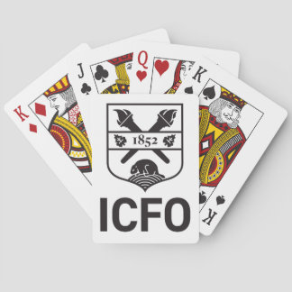Jeu de cartes de l'ICFO Poker Cards