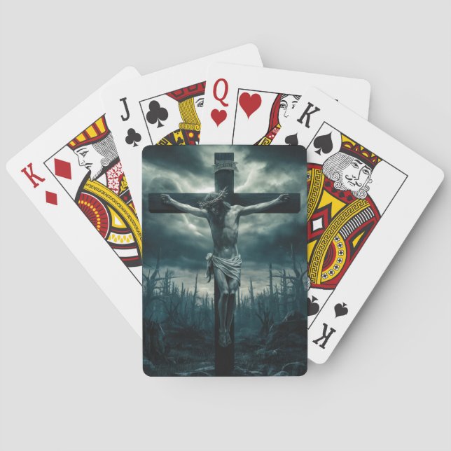 Jeux de carte Jesus Séries 1 03 Poker Cards (Back)