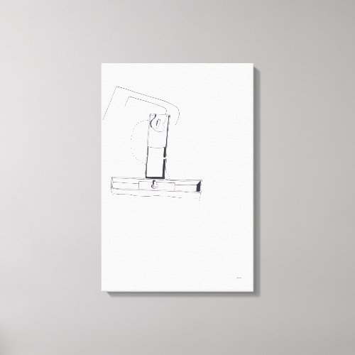 Jeux de Construction Buildings Games Drawing 5 C Canvas Print