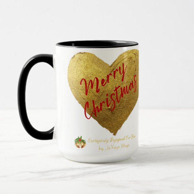 Jevays Combo Christmas Heart Mug  (Left)