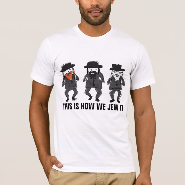 JEW IT, Funny Jewish T-shirts (Front)
