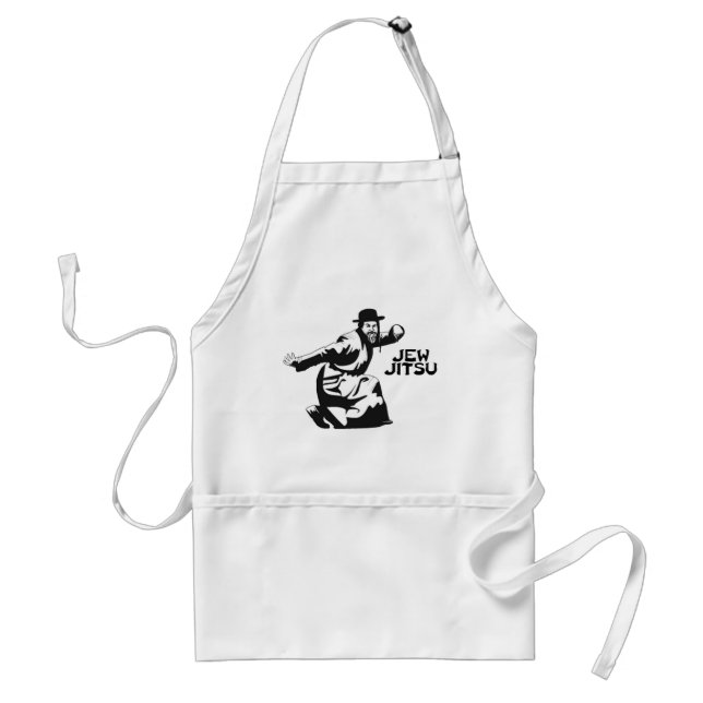 Jew Jitsu Apron | Jewish Bar Mitzvah Gifts (Front)