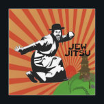 Jew Jitsu Card | Jewish Bar Mitzvah Gifts<br><div class="desc">Excellent gift for your upcoming Bar Mitzvah! 

This awesome invitation card contains a black graphic design and black text,  looks best on a light background color.


jew humor funny jews "ju jitsu" "jew jitsu" hilarious jewish hebrew</div>