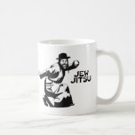 Jew Jitsu Coffee Mug | Jewish Bar Mitzvah Gifts<br><div class="desc">Excellent gift for your upcoming Bar Mitzvah! 

This awesome coffee mug contains a black graphic design and black text,  looks best on a light background color.


jew humor funny jews "ju jitsu" "jew jitsu" hilarious jewish hebrew</div>