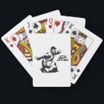 Jew Jitsu Deck of Cards | Jewish Bar Mitzvah Gifts<br><div class="desc">Excellent gift for your upcoming Bar Mitzvah! 

This awesome deck of cards contains a black graphic design and black text,  looks best on a light background color.


jew humor funny jews "ju jitsu" "jew jitsu" hilarious jewish hebrew</div>