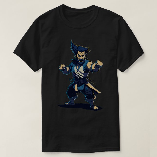 Jew Jitsu Humor T-Shirt (Design Front)