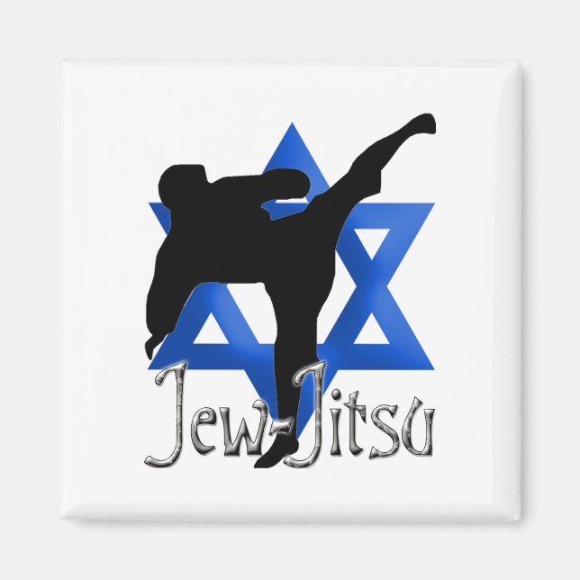Jew Jitsu Magnet (Front)