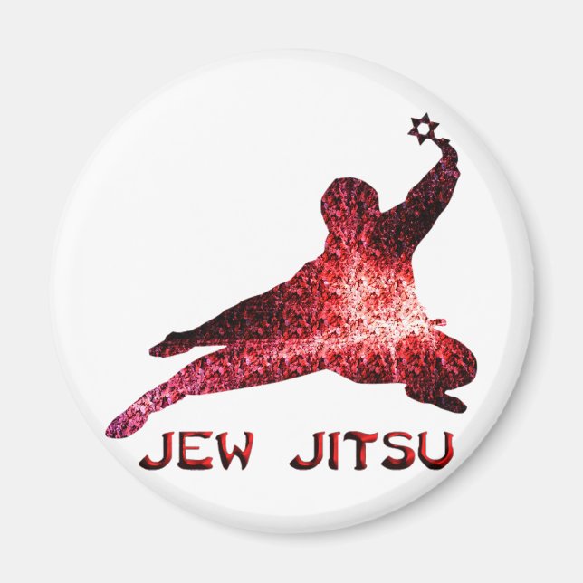Jew Jitsu Magnet (Front)