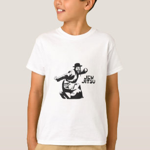Jew Jitsu Martial Arts Jewish Bar Mitzvah Gifts T-Shirt