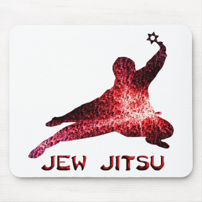 Jew Jitsu Mouse Pad (Front)