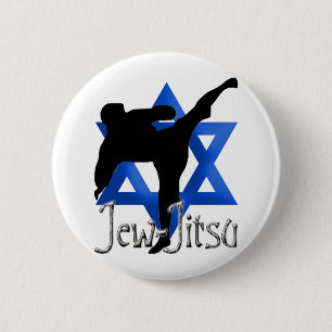 Jew Jitsu Pinback Button