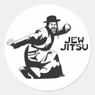 Jew Jitsu Sticker Jewish Bar Mitzvah Gifts