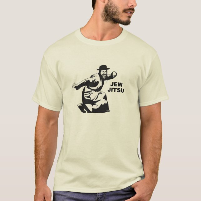 Jew Jitsu T-Shirt | Jewish Bar Mitzvah Gifts (Front)