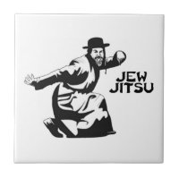 Jew Jitsu Tile | Jewish Bar Mitzvah Gifts