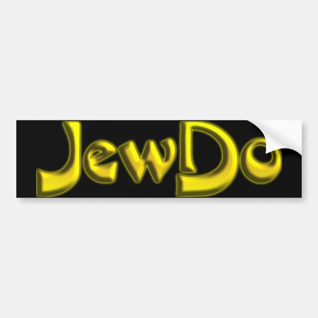 Jewdo Bumper Sticker (Front)