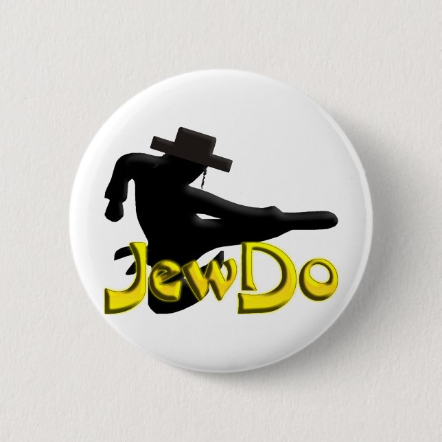 Jewdo Pinback Button (Front)