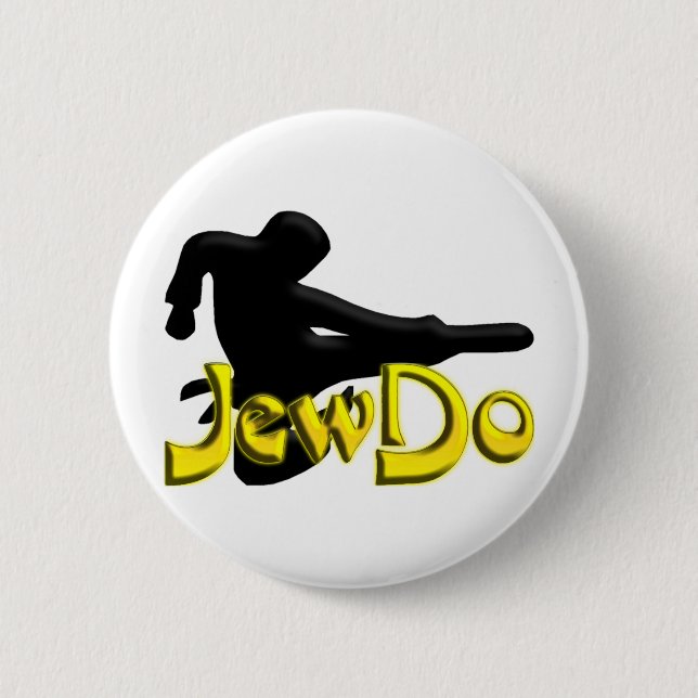 Jewdo Pinback Button (Front)