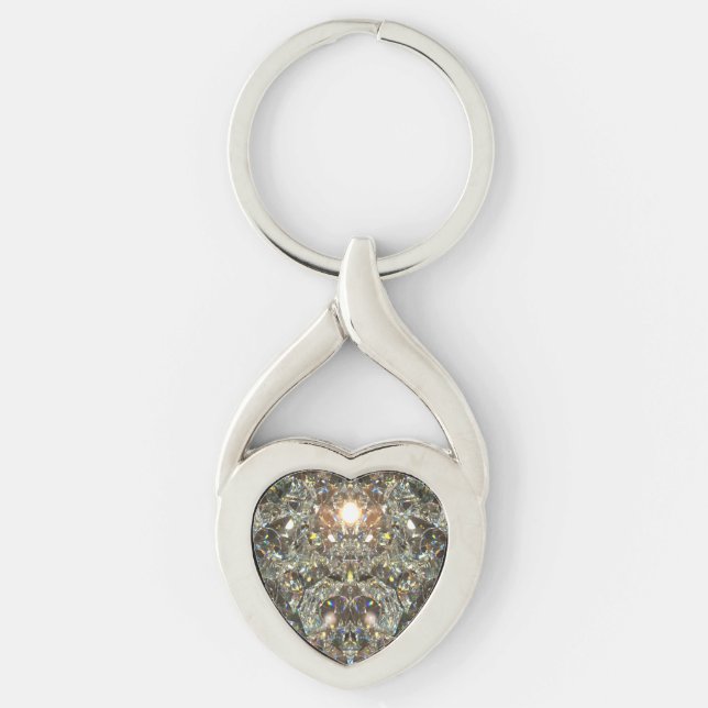 Jewel Bling Style Keychain (Front)