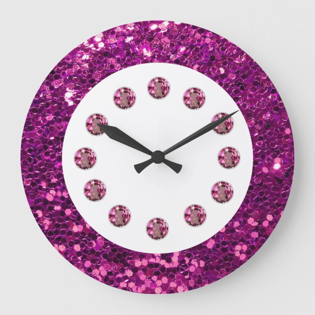Jewel Bling Wall Clock (Front)