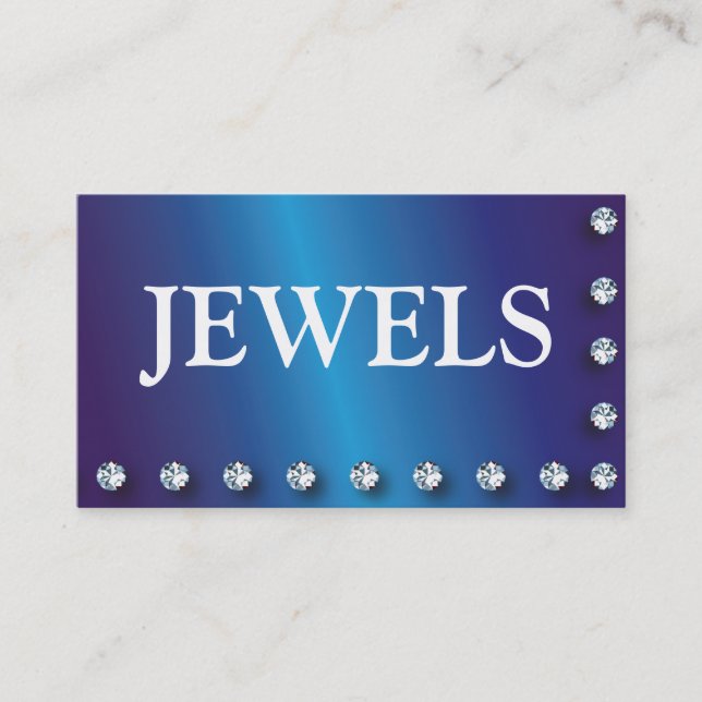 Jewel Business Card Diamonds (Front)