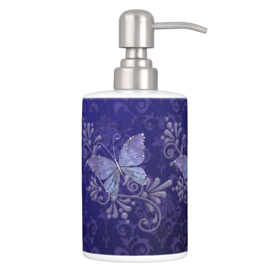 Jewel Butterfly Bathroom Set (Right)