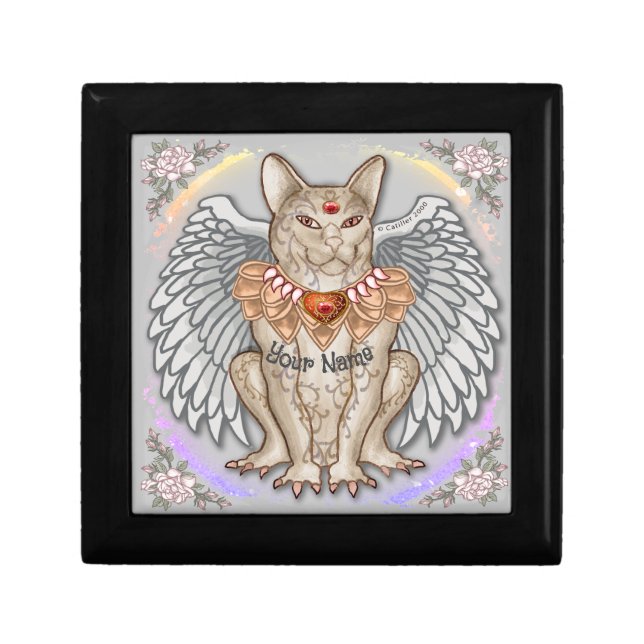 Jewel Cat Gargoyle Gift Box (Front)
