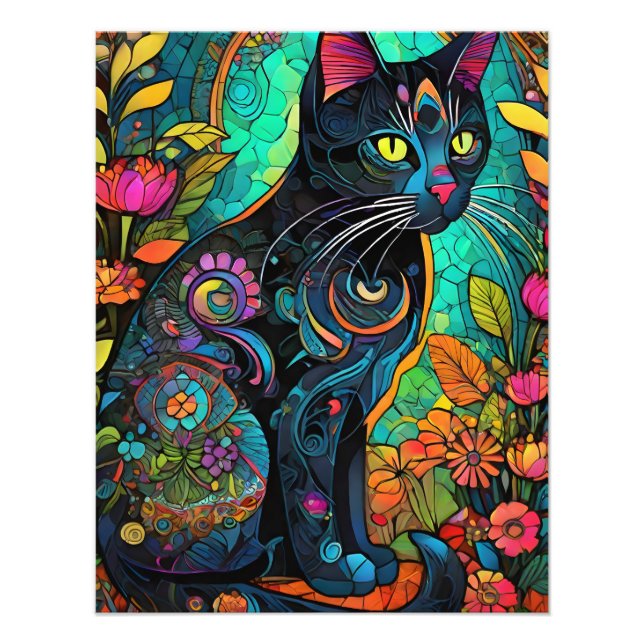 Jewel Cat Photo Print (Front)