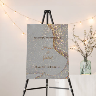 JEWEL COLLECTION Script Wedding Foam Boards