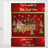 Jewel-Covered Gingerbread House (Front/Back)