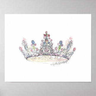 Jewel Crown by Heather French Henry Poster